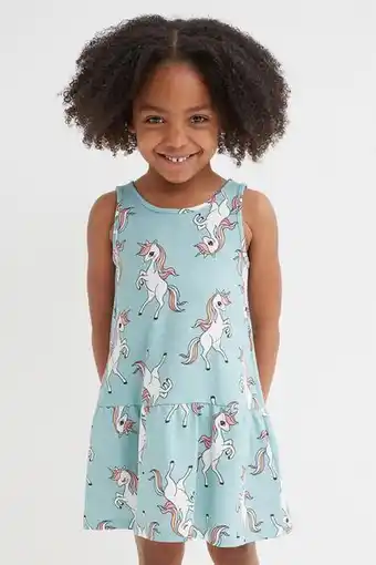 H&M Patterned jersey dress offer