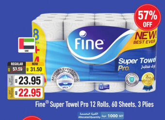 Union Coop Fine Super Towel Pro 12 Rolls, 60 Sheets, 3 Plies offer