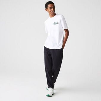 Lacoste Men's made in france embroidered organic cotton t-shirt offer