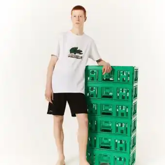 Lacoste Men's lacoste x minecraft stretch organic cotton short pajamas offer