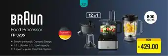 Union Coop Braun Food Processor FP 3235 800 Watts 12 in 1 offer