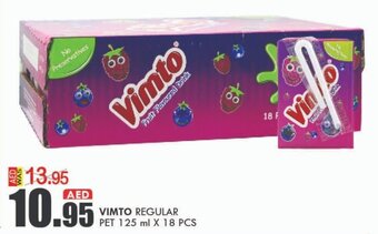 KM Trading Vimto Regular Pet 125ml x 18pcs offer