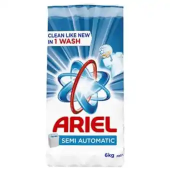 Lulu Hypermarket Ariel powder laundry detergent original scent 6kg offer