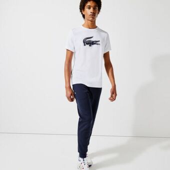 Lacoste Men's lacoste sport 3d print crocodile breathable jersey t-shirt offer