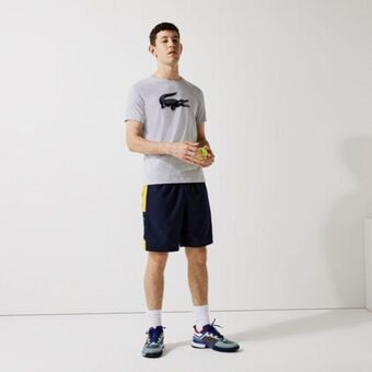 Lacoste Men's lacoste sport 3d print crocodile breathable jersey t-shirt offer
