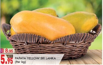 KM Trading Papaya yellow Sri Lanka (per KG) offer