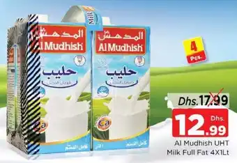 Nesto Al mudhish milk full fat 4x1LT offer