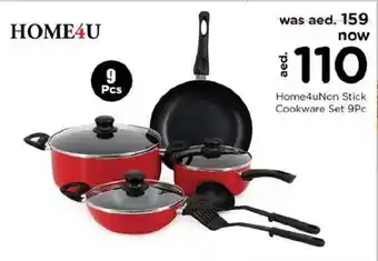Nesto Home4U non stick cookware set 9PC offer