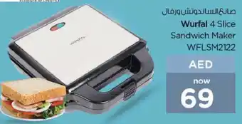 Nesto Wurfal 4 slice sandwich maker WFLSM2122 offer