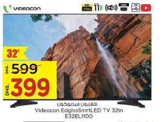 Nesto Videocon edgeless smart LED TV 32in E32EL1100 offer