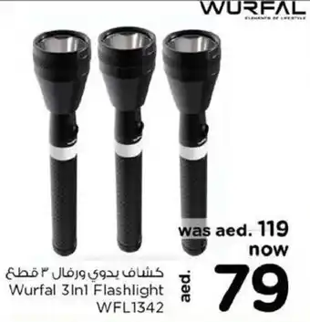 Nesto Wurfal 3in1 flashlight WFL1342 offer