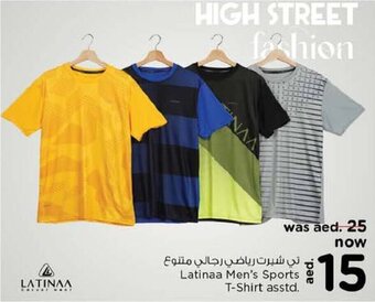 Nesto Latinaa men's sports T-shirt ASSTD. offer