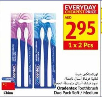 Viva Oradentex toothbrush duo pack soft/ medium 1x2PCS offer