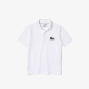 Lacoste Kids’ lacoste x minecraft organic cotton piqué polo shirt offer