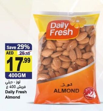 Almaya supermarket Daily fresh almond 400GM offer