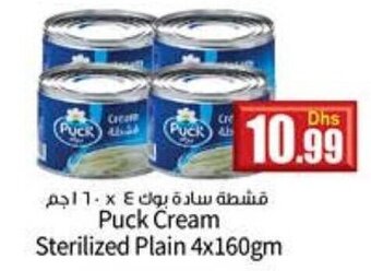 Istanbul Supermarket Puck cream sterilized plain 4x160GM offer