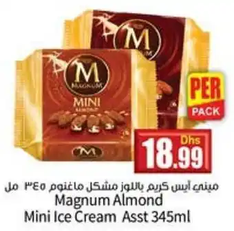 Istanbul Supermarket Magnum almond mini ice cream ASSTD 345ML offer