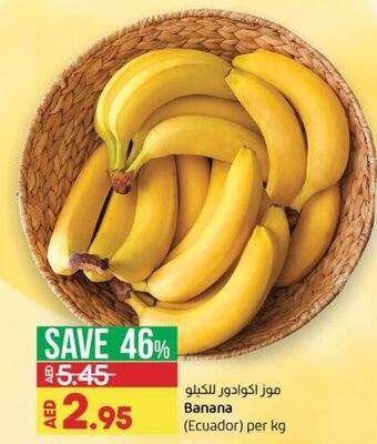 Lulu Hypermarket Banana (Ecuador) per KG offer
