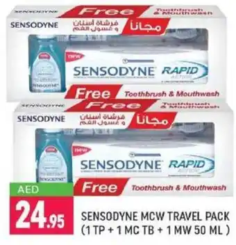 Shaklan Sensodyne MCW travel pack (1TP+1MC TB +1 MW 50ML) offer