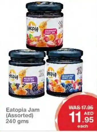 Choithrams Eatopia jam (assorted) 240GMS offer