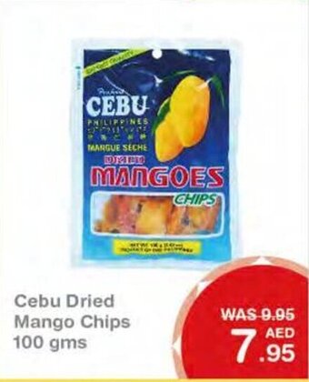 Choithrams Cebu dried mango chips 100GMS offer