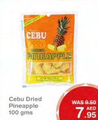 Choithrams Cebu dried pineapple 100GMS offer