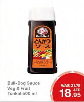 Choithrams Bull-dog sauce veg & fruit tonkat 500ML offer