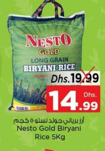 Nesto Nesto gold biryani rice 5KG offer