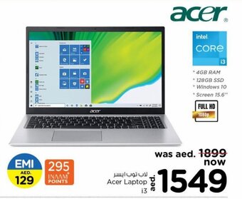 Nesto Acer laptop i3 offer
