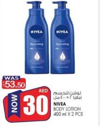 KM Trading Nivea Body Lotion 400ml x 2pcs offer