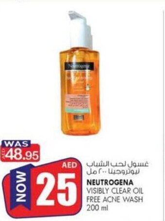 KM Trading Neutrogena Visibly Clear Oil Free Acne Wash 200ml offer