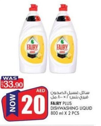 KM Trading Fairy Plus Dishwashing Liquid 800ml x 2pcs offer