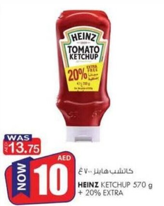 KM Trading Heinz Ketchup 570g + 20% Extra offer