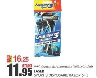 KM Trading Laser sport 3 disposable razor 5+5 offer