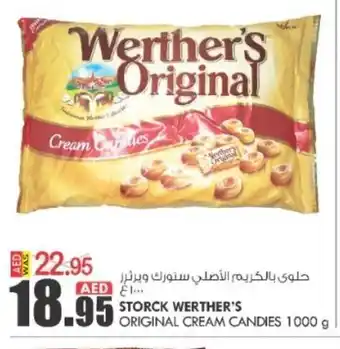 KM Trading Storck werther's original cream candies 1000G offer