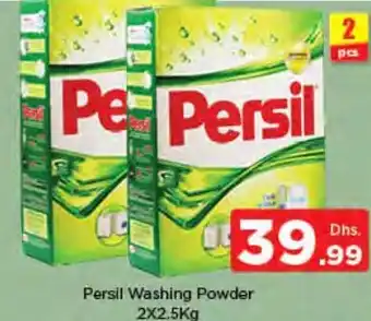 Nesto Persil washing powder 2x2.5KG offer