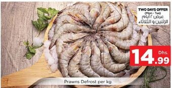 Nesto Prawns defrost per KG offer
