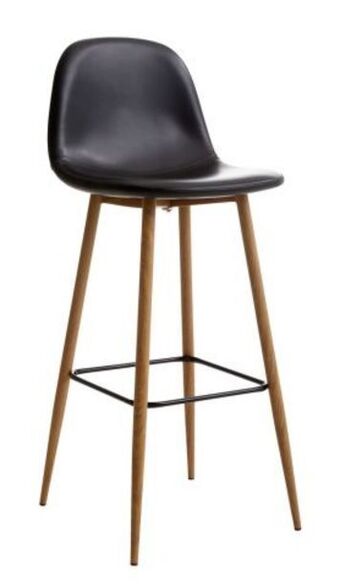 JYSK Bar stool jonstrup black/oak offer