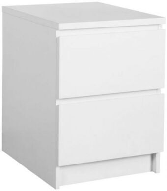 JYSK Bedside table limfjorden 2 drawers white offer