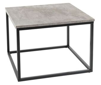 JYSK End table dokkedal 60x60 concrete/black offer