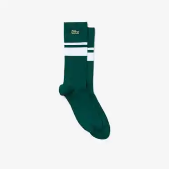 Lacoste Men’s lacoste sport compression zone striped socks offer