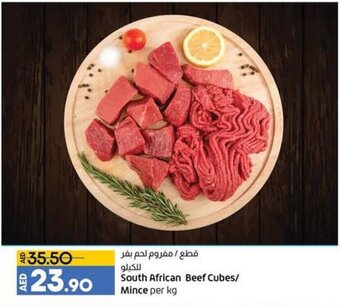 Lulu Hypermarket South african beef cubes/ mince per kg offer