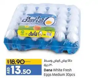 Lulu Hypermarket Dana white fresh eggs medium 30pcs offer