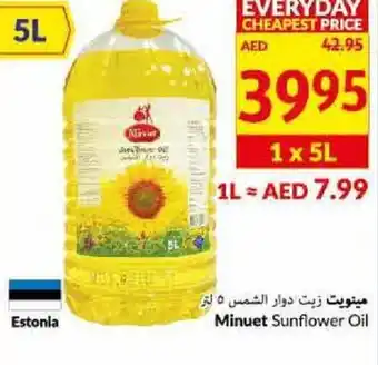 Viva Minuet Sunflower Oil 1 x 5L offer