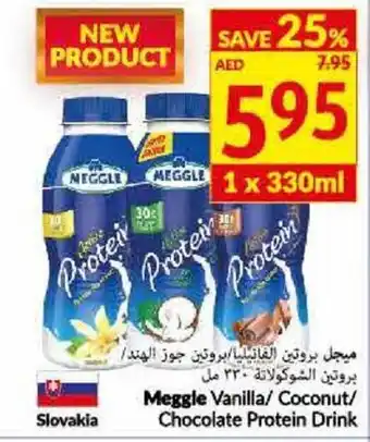 Viva Meggle Vanilla / Coconut / Chocolate Protein Drink 1 x 330ml offer