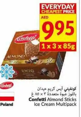 Viva Confetti Almond Sticks Ice Cream Multipack 1 x 3 x 85g offer