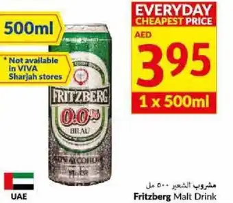Viva Fritzberg malt drink 1x500ML offer