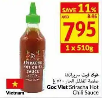 Viva Goc viet sriracha hot chili sauce 1x510G offer