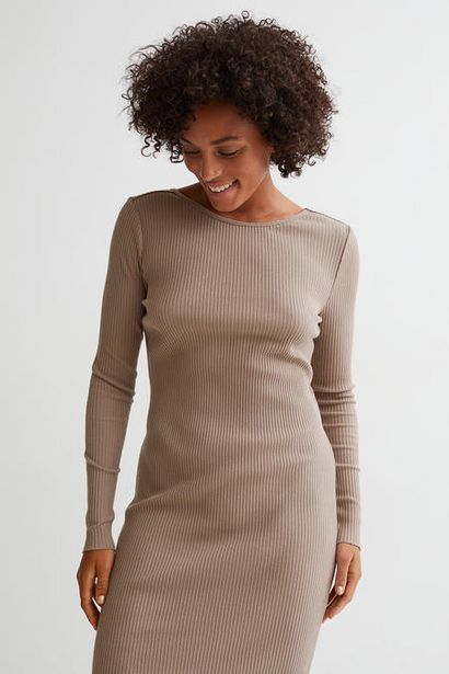 Ribbed dress offer at H\u0026M