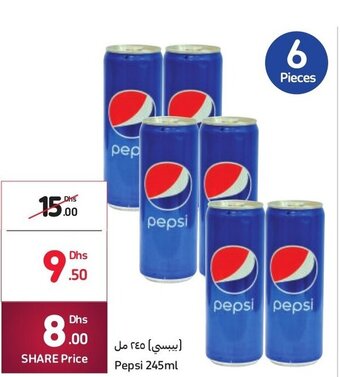 Carrefour Pepsi 245ML offer